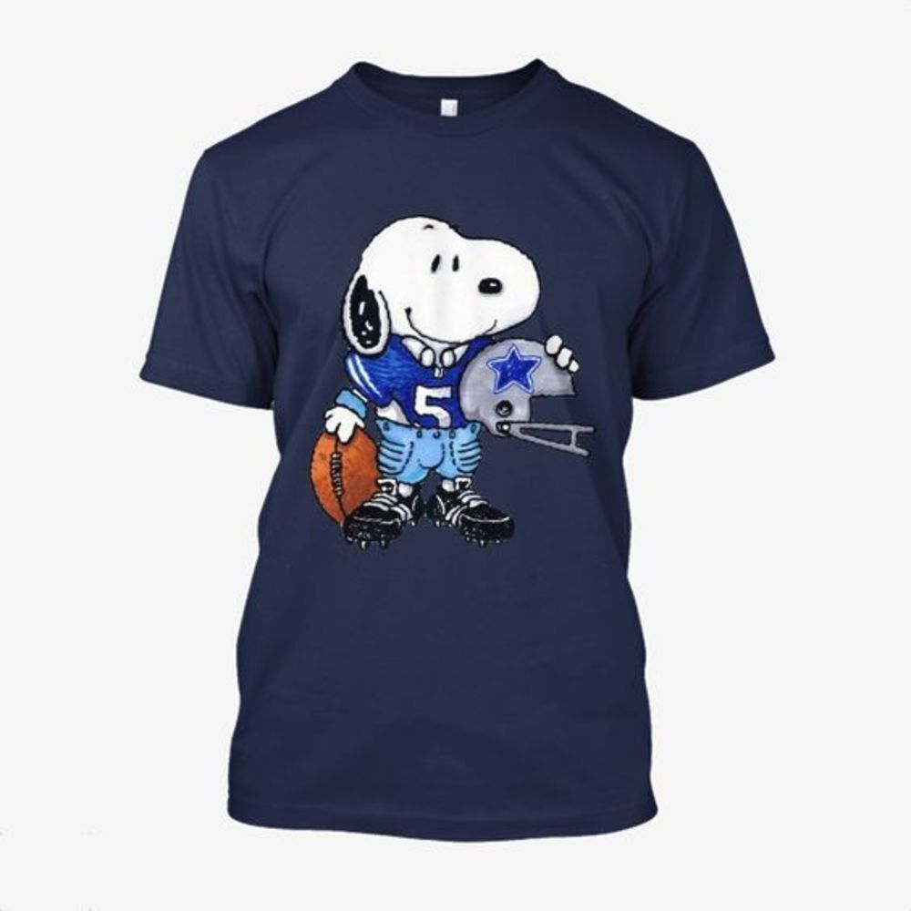 The Snoopy Dallas Cowboys Cotton Tshirt Is From Our New Collection